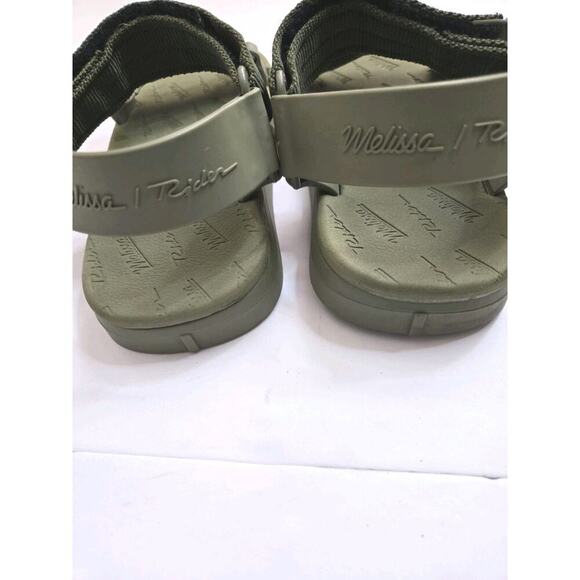 Melissa Papete Rider Sandal Moss Green Women's Size 7 EUC - Picture 4 of 12